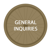 Wheel graphic with text that says "General Inquiries"